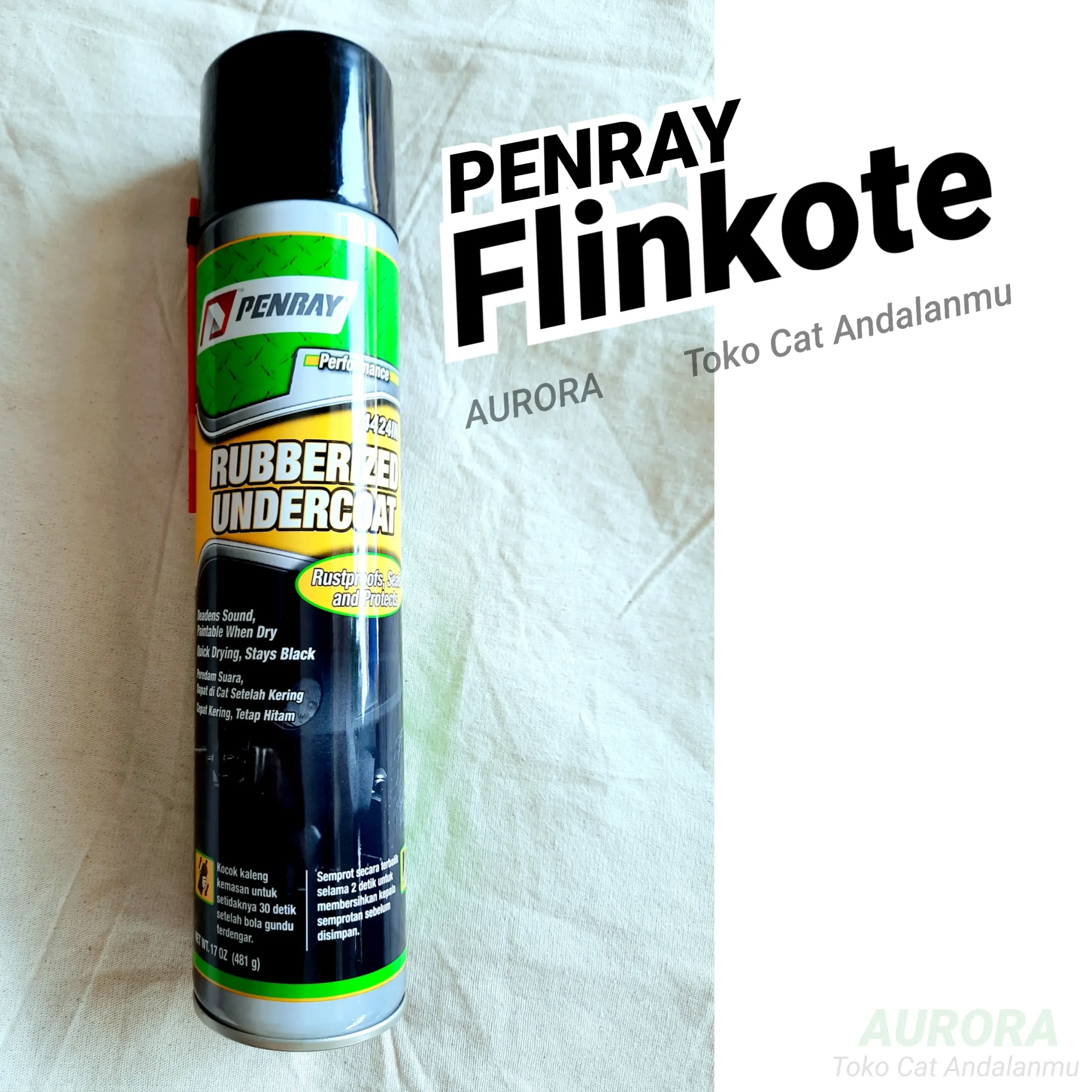 Penray Rubberized Undercoad Flinkote Anti Karat Kerangka Mobil 481 Gram Cat Untuk Rangka Mobil Flinkot Plinkot Penri Penre Lazada Indonesia