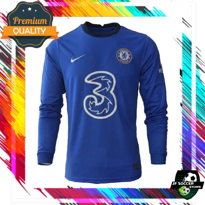 Jersey Bola Chelsea Home Long Sleeve 2020 2021 Gradeori Import Baju Bola Lengan Panjang Chelsea Home Lazada Indonesia