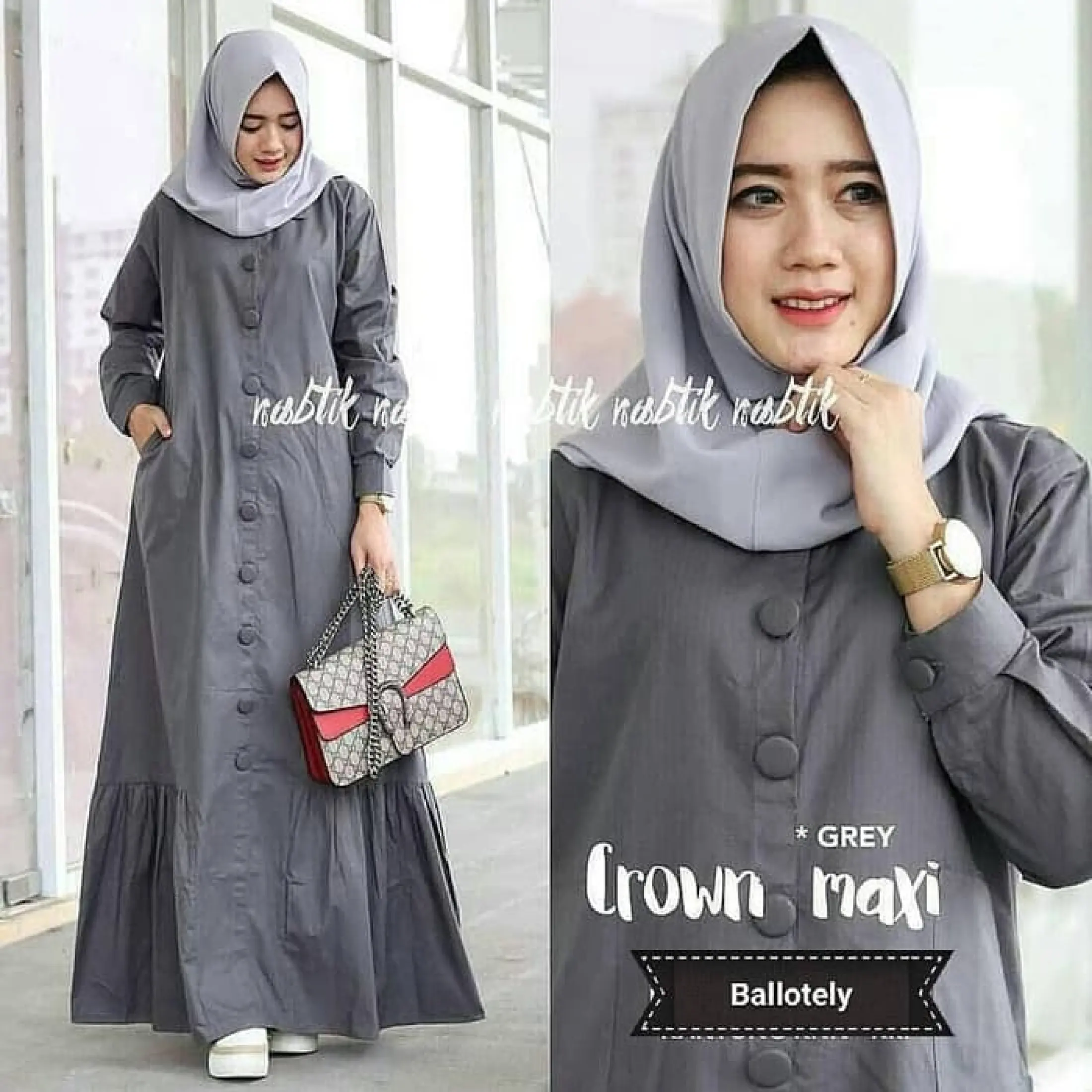 Gamis Terbaru 2020 Modern Busana Muslimah Modis Gaun Anak Muda Trendy Casual Baju Import Model Atau Syari Wanita Dewasa Elegan Fashion Simple Dan Elegant Dress Remaja Murah Kekinian Baju Gamis Wanita Muslim