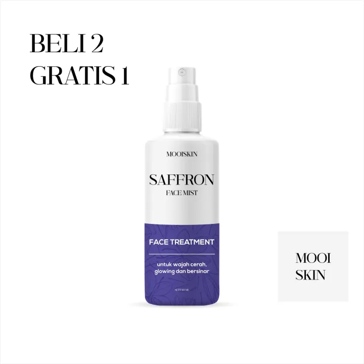 Saffron Face Mist Original 100 Premium Water Spray Toner Air Semprot Muka Campuran Masker Wajah Viral Tiktok Perawatan Wajah Korea Anak Remaja Dewasa Pria Wanita Kulit Kusam Berminyak Jerawat Gratis Ongkir