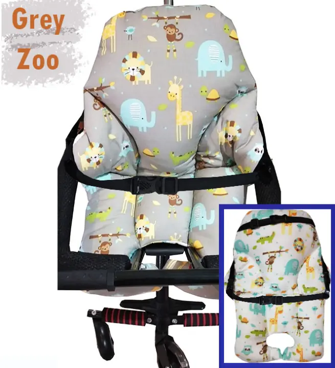 Grey Zoo Trike Pad Alas Stroller Kecil Model Sepeda Bayi Bisa Bolak Balik Lazada Indonesia