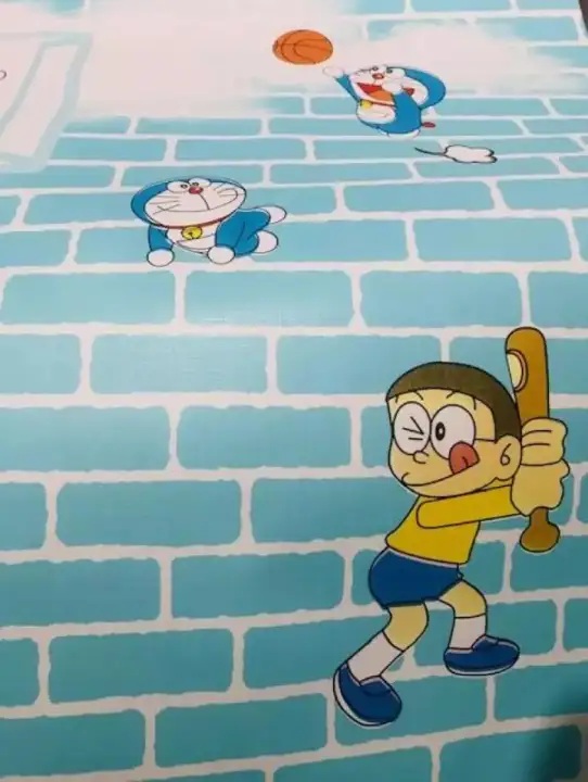 Best Seller Wpsdoranobita Wallpaper Sticker Doraemon Nobita Bata Biru Walpaper Dinding Murah Mewah Keren Bagus Unik