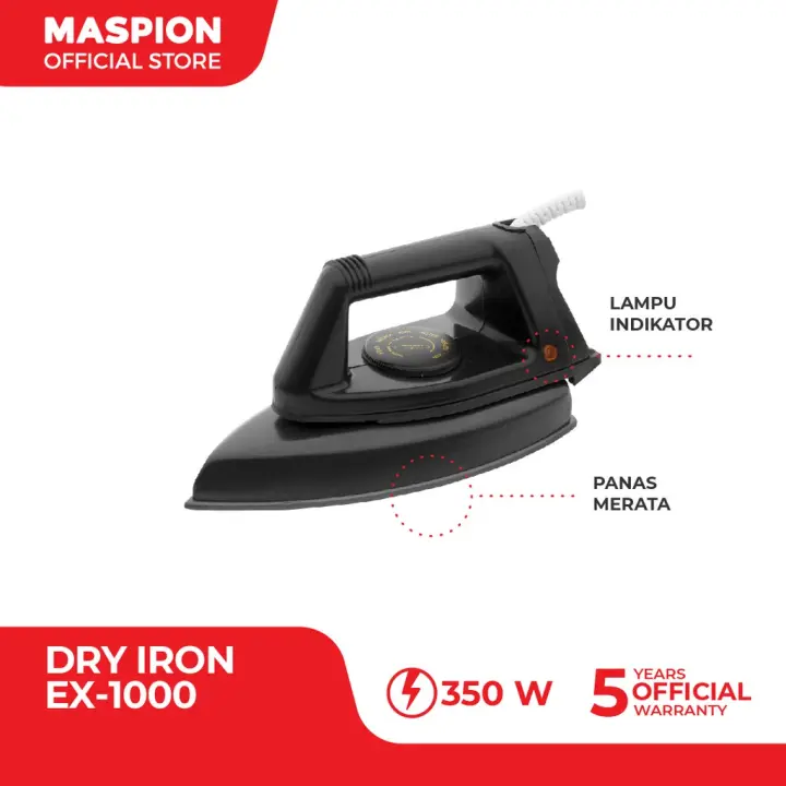 Setrika Maspion Ex 1000 Murah Original Lazada Indonesia