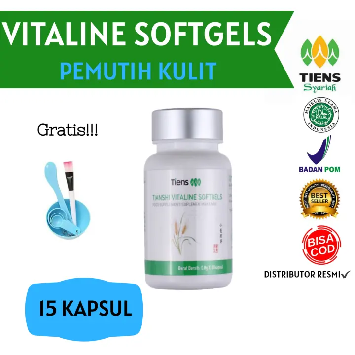 Best Seller Tiens Vitaline Nutrisi Pemutih Tubuh Suplemen Pemutih Wajah Tubuh Vitamin E Pemutih