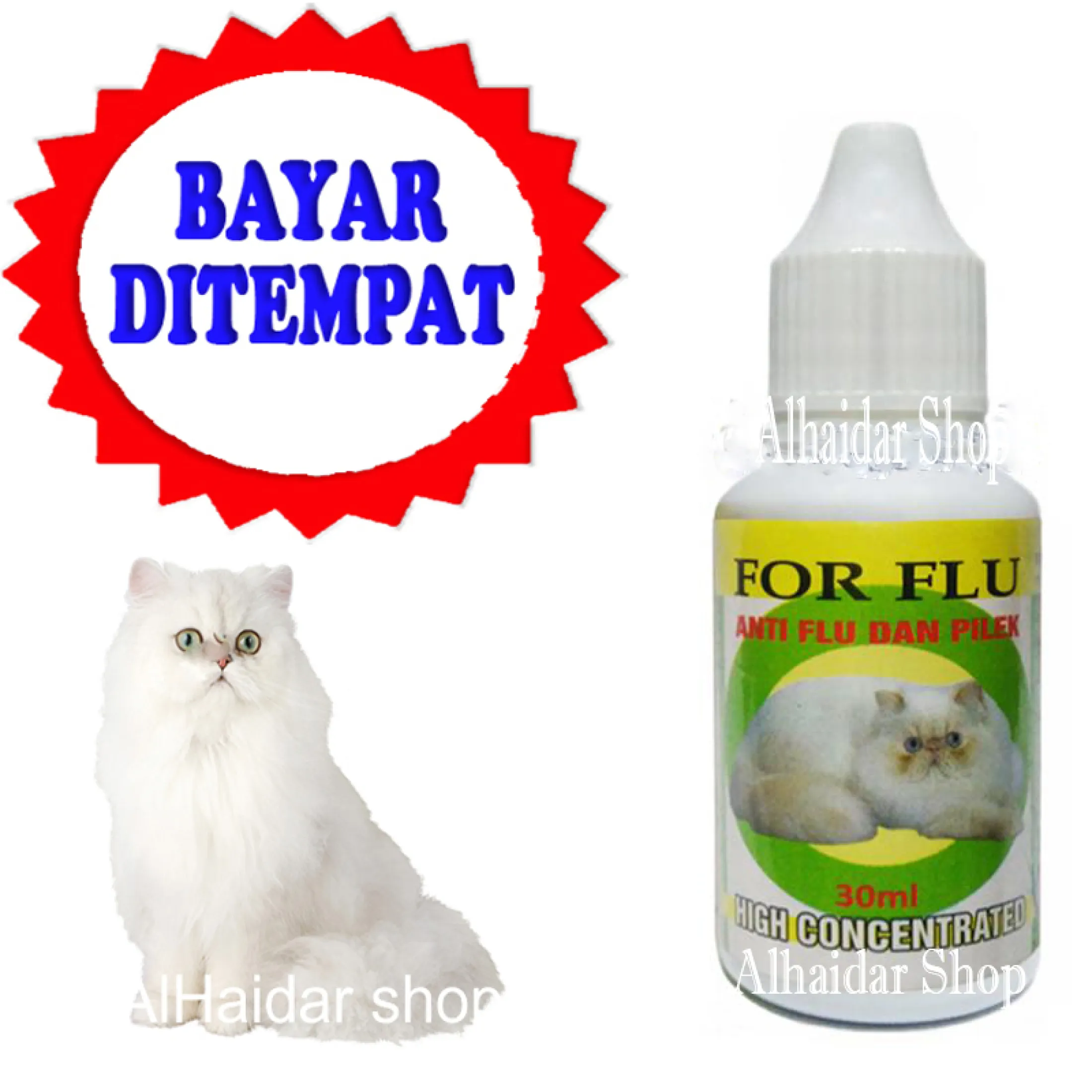 OBAT HEWAN KUCING FLU FOR FLU KUCING PILEK BERSIN HIDUNG MELER 