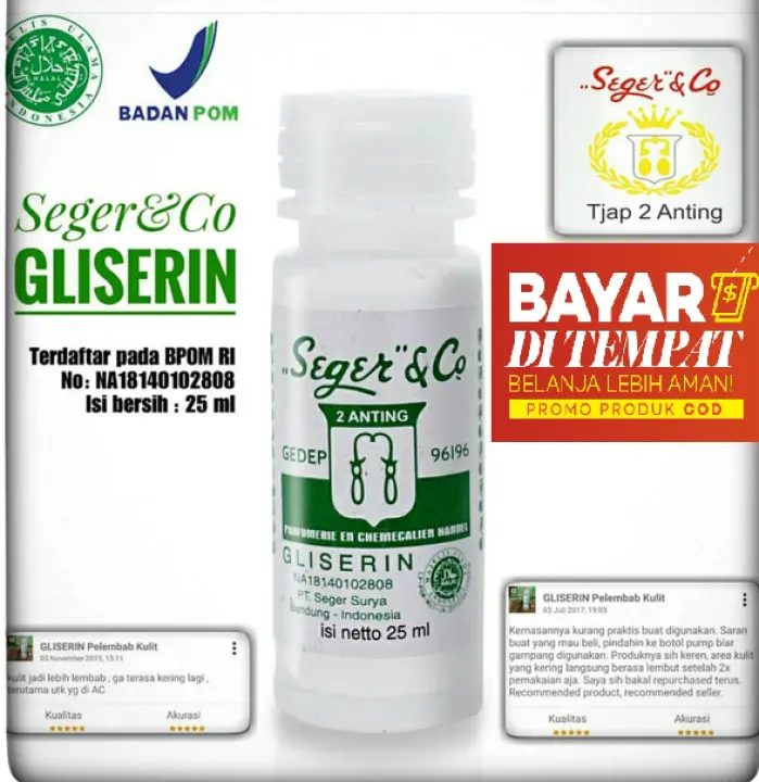 Gliserin Pelembab Kulit Bpom Dan Halal Mui 100 Pure Organic Vegetable Glycerin 25 Ml Vg Gliserin Nabati Organik Murni 25ml Gliserol Pelembab Kulit Aman Cairan Obat Kaki Pecah Pecah Dan Bibir Lazada Indonesia