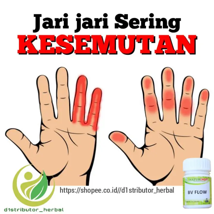 Obat Manjur Obat Sering Kesemutan Pada Jari Tangan Kaki Otot Terasa Kaku Jari Tangan Kebas Bv Flow Jamu Naturindo Lazada Indonesia