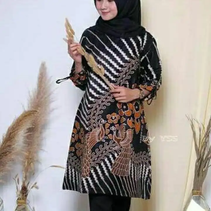 Termurah Baju Batik Atasan Wanita Kerja Modern Baju Batik Wanita Lengan Panjang Dress Baju Batu Wanita Bahan Sutra Tunik Baju Batik Kantor Atasan Wanita Lazada Indonesia