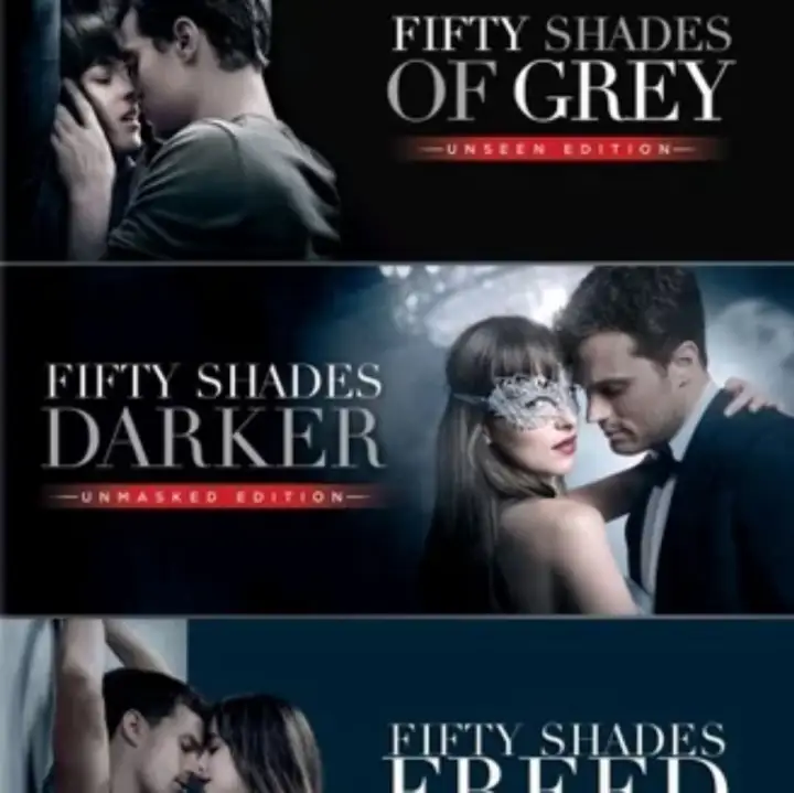 Paket Kaset Dvd Film Fifty Shades 3 Disc Lengkap Film Romance Lazada Indonesia