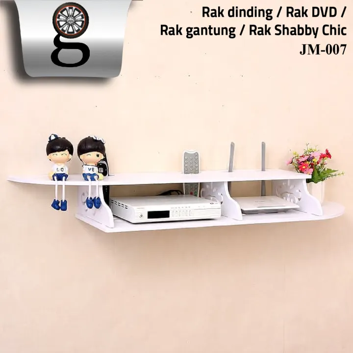 Rak Dinding Rak Dvd Rak Gantung Wpc Shabby Lazada Indonesia