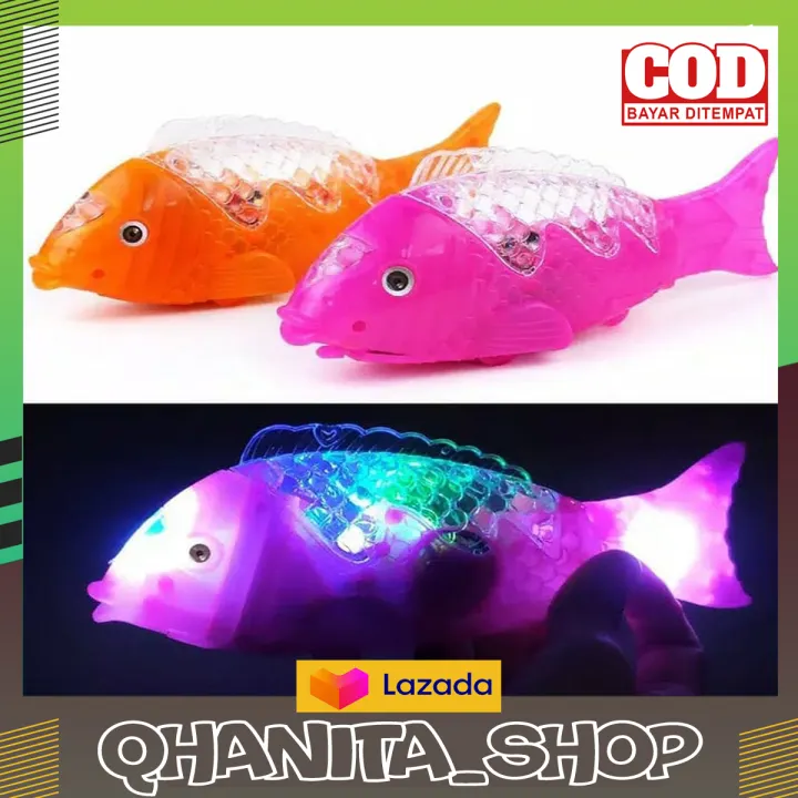 Mainan Ikan Ikanan Ikan Warna Warni Mainan Termurah Bergerak Dan Berbunyi Qhanita Shop Lazada Indonesia