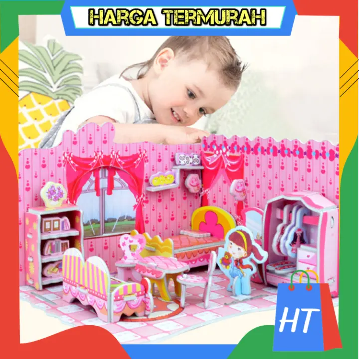 Harga Termurah Puzzle 3d Diy Ukuran Besar Mainan Puzzle Anak Mainan Motorik Anak Mainan Anak Lazada Indonesia