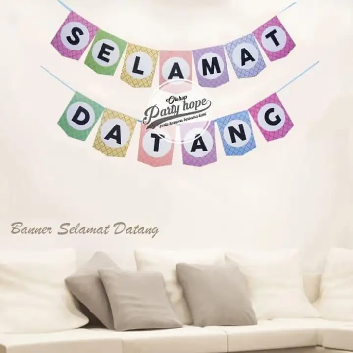Terlaris Banner Selamat Datang Bunting Flag Selamat Datang Banner Ucapan Sefcojxn Lazada Indonesia