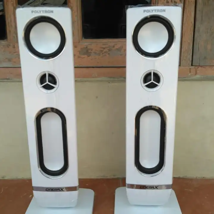 Speaker Tower 32 Inch Led Tv Polytron Pasif White Lazada Indonesia