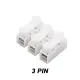 EELIC TAL-CH1P/CH2P/CH3P Terminal Kabel Sambungan Jepit 1,2,3 Jalur Quick Connect 1,2,3 Wire Connector. 