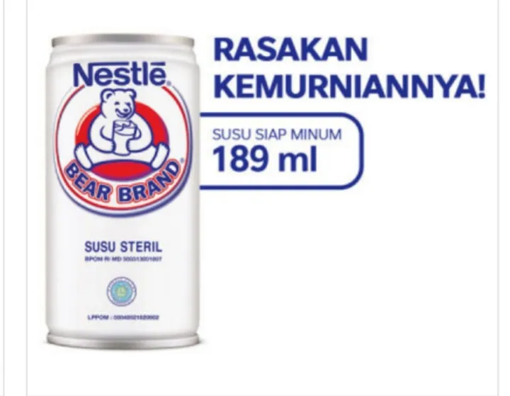 Susu Bear Brand Susu Beruang Ukuran 189 Ml Kemasan Kaleng Lazada Indonesia