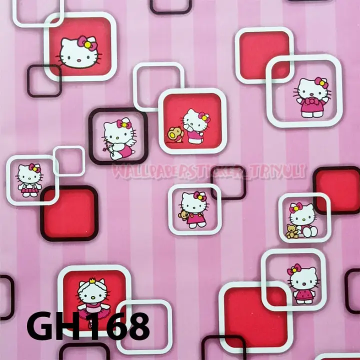 Wallpaper Dinding Hello Kitty 3d Image Num 2