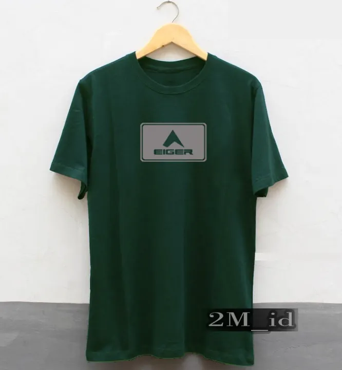 Kaos Eger Logo Petak Silver Premium Tshirt Distro Eiger Best Seller Premium Lazada Indonesia
