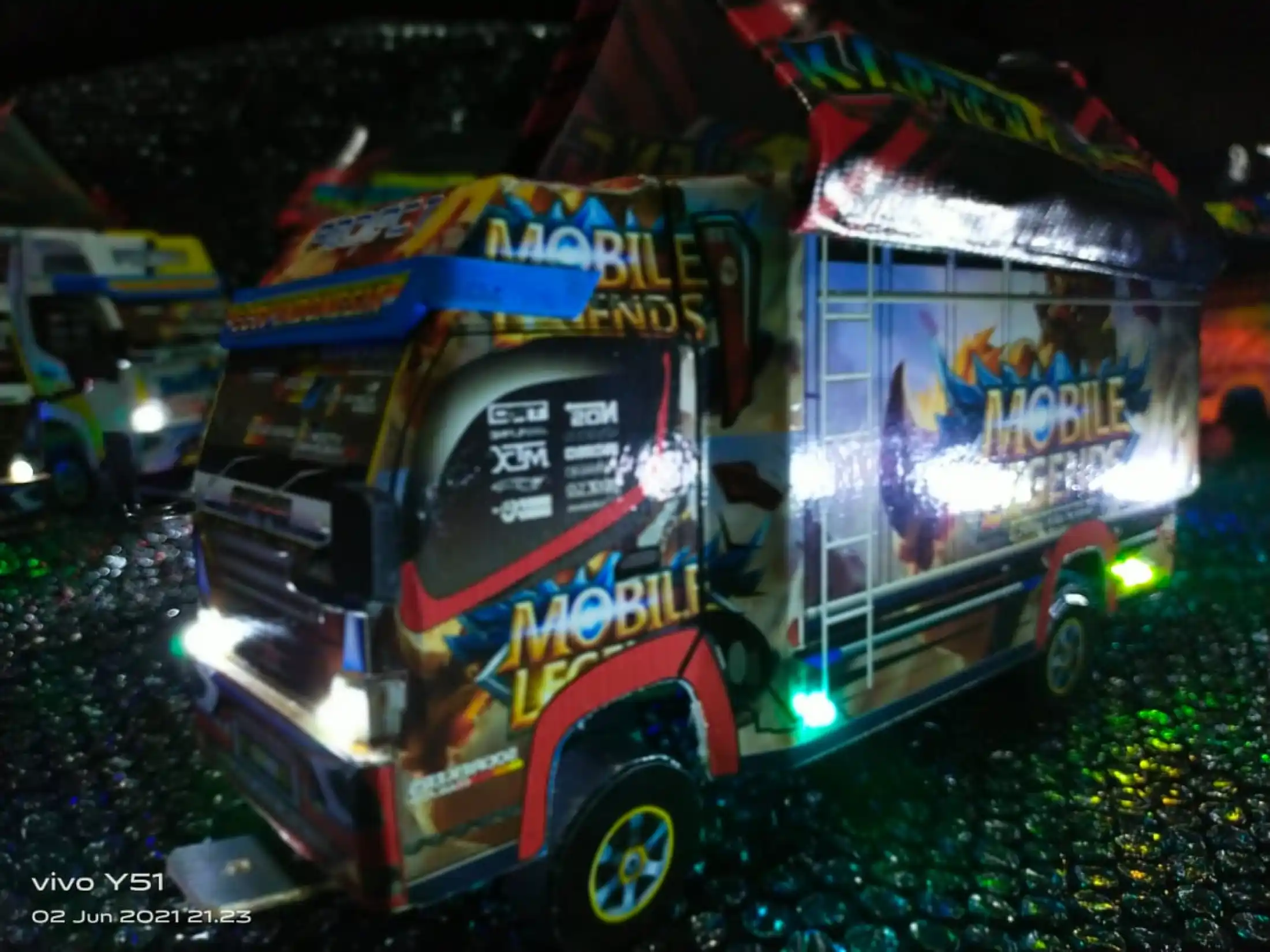 MINIATUR TRUK OLENG ML FULL LAMPU DAN TERPAL MURAH Mobil Legend Lazada Indonesia