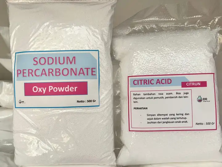 Paket Bundling Putih - Oxy Powder dan Citric Acid