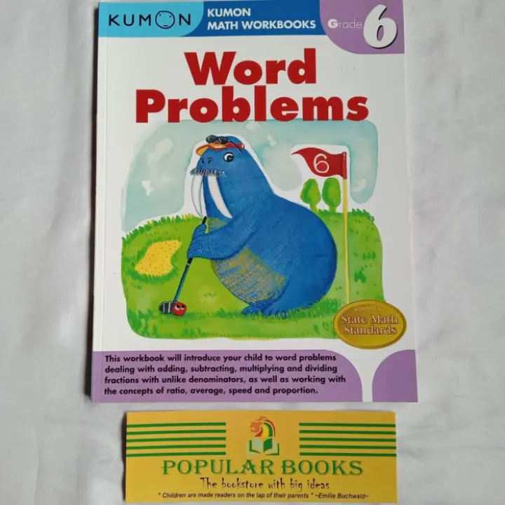 Promo Eksklusif] Kumon Math Workbooks : Word Problems ( Grade 6 ) Diskon | Lazada Indonesia
