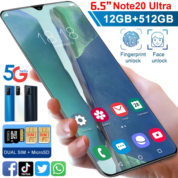 Terbaru 2020 Note20 Ultra Handphone Android Ram 12gb Rom 512gb 6 5 Inch Mtk6889 Jaringan 4g Unlock Sidik Jari Game Ponsel Hp Murah Dibawah 1 Juta Hp Android Termurah Pubg Lazada Indonesia