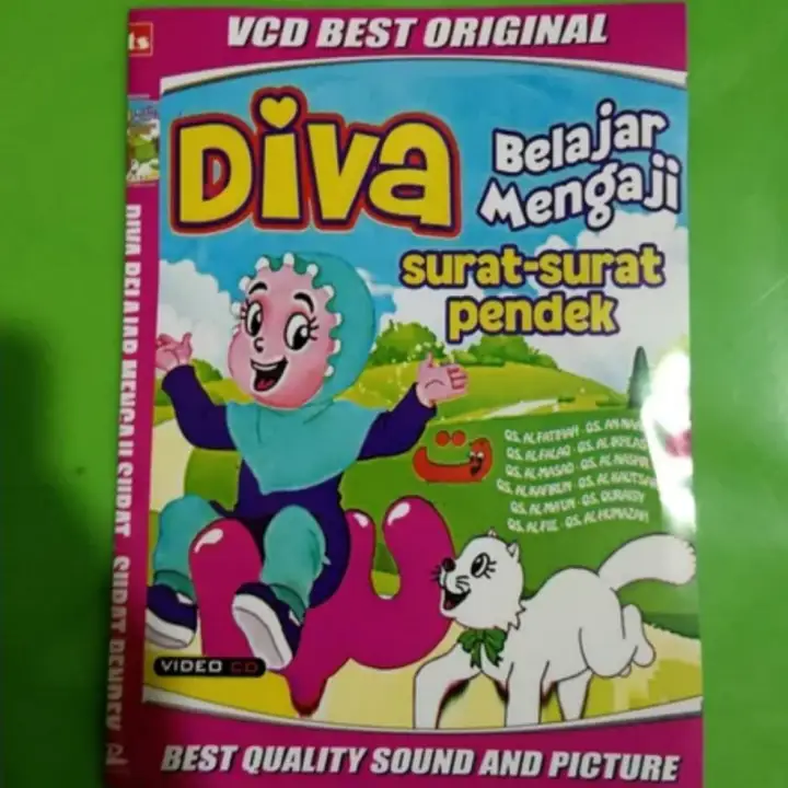 Kaset Vcd Video Anak Anak Belajar Ngaji Surat Surat Pendek Video Edukasi Anak Islam Diva Lazada Indonesia