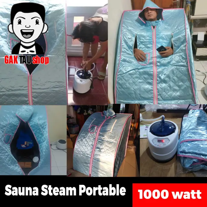 Sauna Dan Steam Untuk Di Rumah Sendiri Portable Alat Spa 1000 W Lazada Indonesia