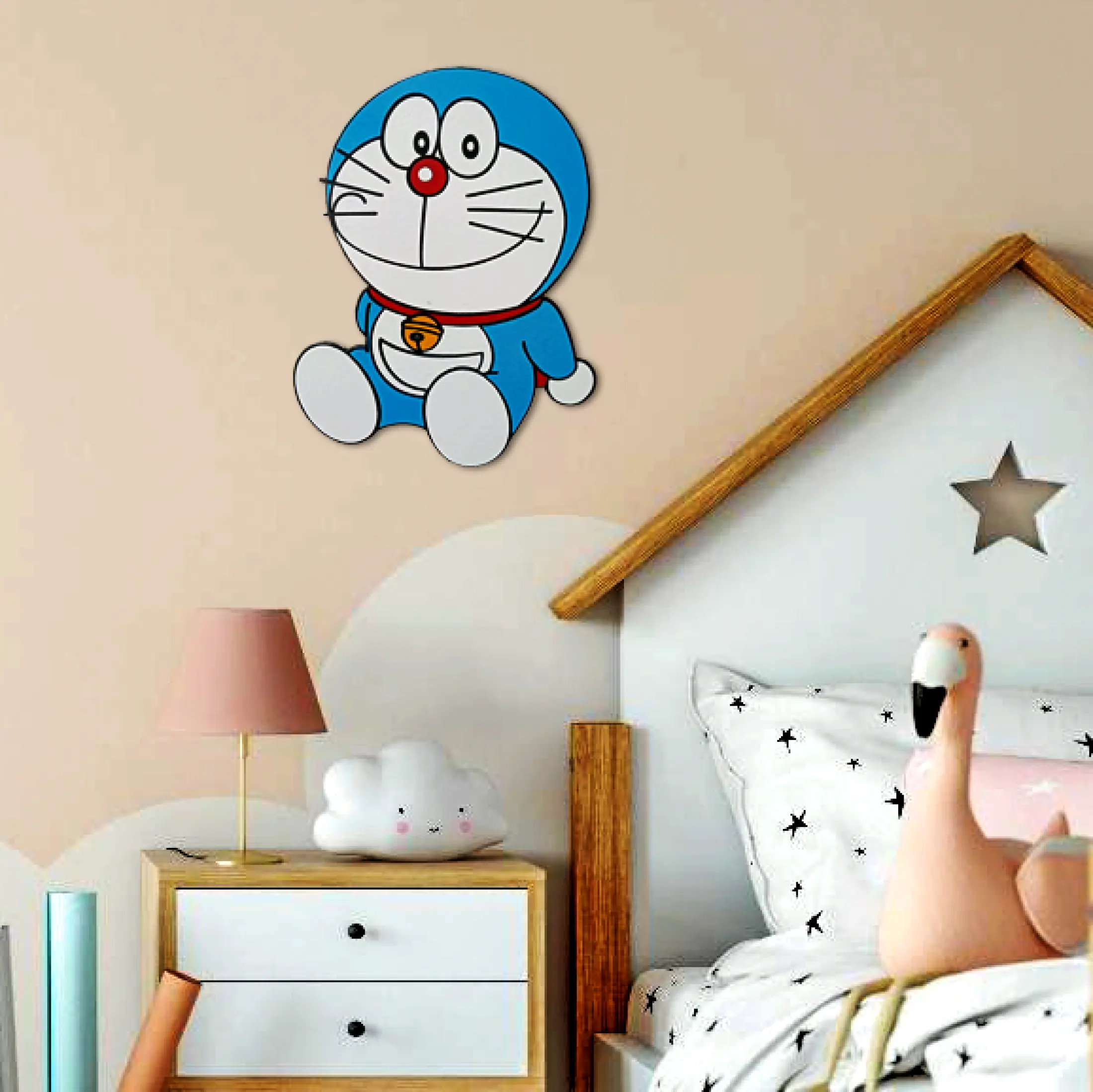 Doraemon Dekorasi Kamar Anak Hiasan Dinding Kamar Tidur Dr3 Lazada Indonesia