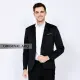 Jas Wisuda Hitam Pria Model Slimfit Modern Korean Style 2025 Casual Premium Terbaru. 