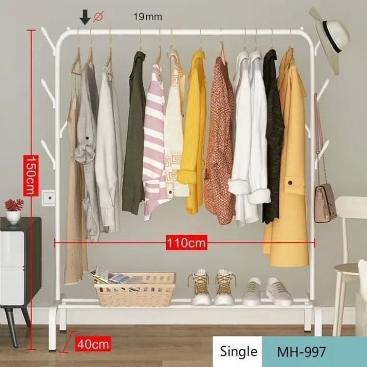 Big Stand Hanger Single Rak Gantungan Baju Pakaian Jemuran Berdiri Stand Hanger Stand Hanger Besi Stand Hanger Gantungan Baju Stand Hanger Ikea Stand Hanger Double