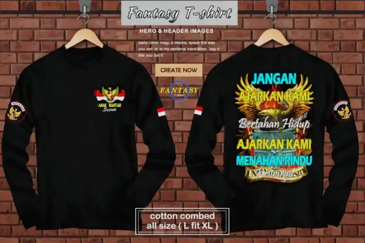 T Shirt Pria Baju Kaos Anak Rantau Lengan Panjang Baju Kaos Dewasa Slank Terserah Baju Kaos Distro Baju Kaos Oblong Baju Kaos Termurah Lazada Indonesia