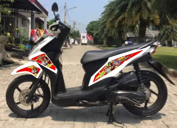 Stiker Striping Motor Beat Fi 15 Anime Kode 176 Ag2 Lazada Indonesia