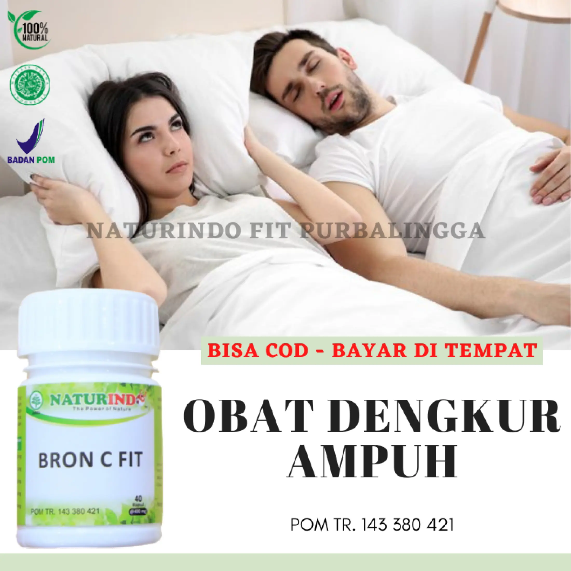 Obat Herbal Untuk Atasi Dengkur Yang Mengganggu Ampuh Alami Dengan Bron C Fit 100 Alami Bisa Cod Lazada Indonesia