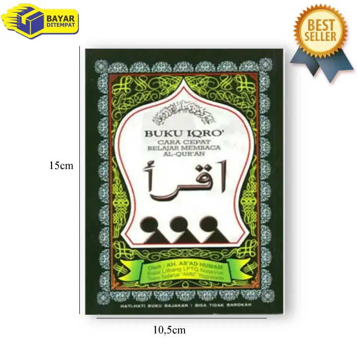 Buku Belajar Mengaji Iqro Kecil Jilid 1 Sampai Jilid 6 Ukuran 10 5x14 5cm Kertas Koran Lazada Indonesia
