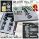 2 buah Lampu Utama LED H4 Mini Proyektor Cut off Rapi 16000 lm 5500k Bright xpander brio avanza Xenia. 