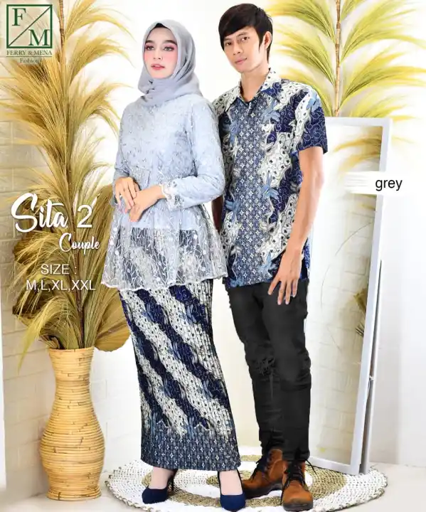 Kebaya Pasangan Kemeja Batik Pria Lengan Pendek Untuk Pesta Kondangan Wisuda Remaja Tile Terbaru Termurah Kekinian Kebaya Couple Batik Couple Pasangan Lazada Indonesia