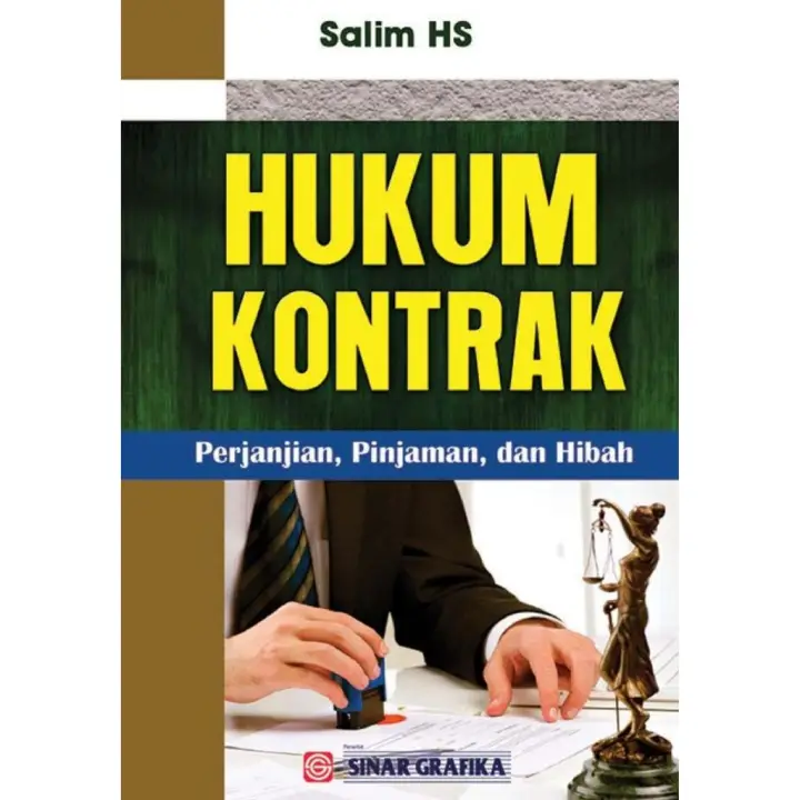 Buku Hukum Kontrak Perjanjian Pinjaman Dan Hibah Dr Salim Hs Lazada Indonesia