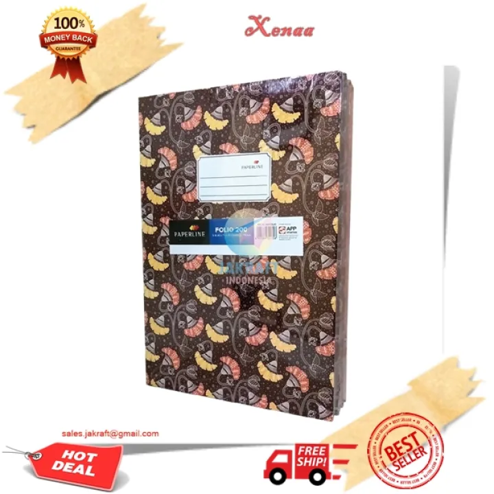 Bisa Cod Bayar Ditempat Gratis Ongkir Buku Folio Hard Cover Hardcover Isi 200 Lembar Paperline Terbaik Office Stationery Buku Tulis Buku Tulis Sekolah Lazada Indonesia