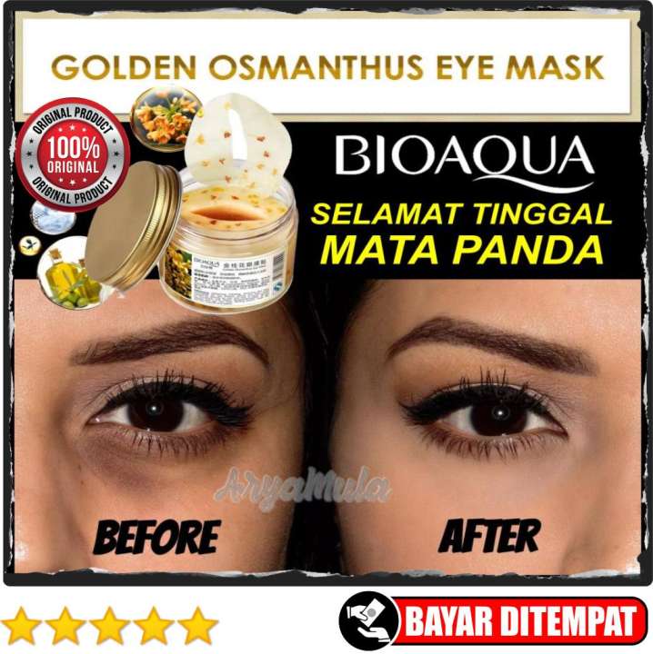 80 Pcs Bioaqua Osmanthus Golden Eye Mask Masker Menghilangkan Lingkaran Hitam Mata Masker Mata Penghilang Mata Panda Garis Halus Mata Dan Menyegarkan Mata Lazada Indonesia