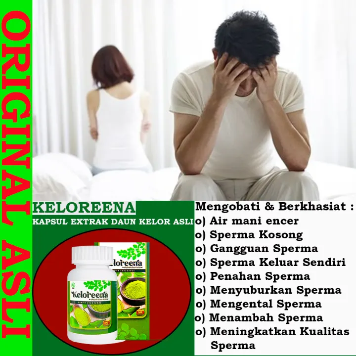 Obat Kesuburan Penyubur Pengental Penambah Sperma Air Mani Pria Keloreena 50 Kapsul Lazada Indonesia