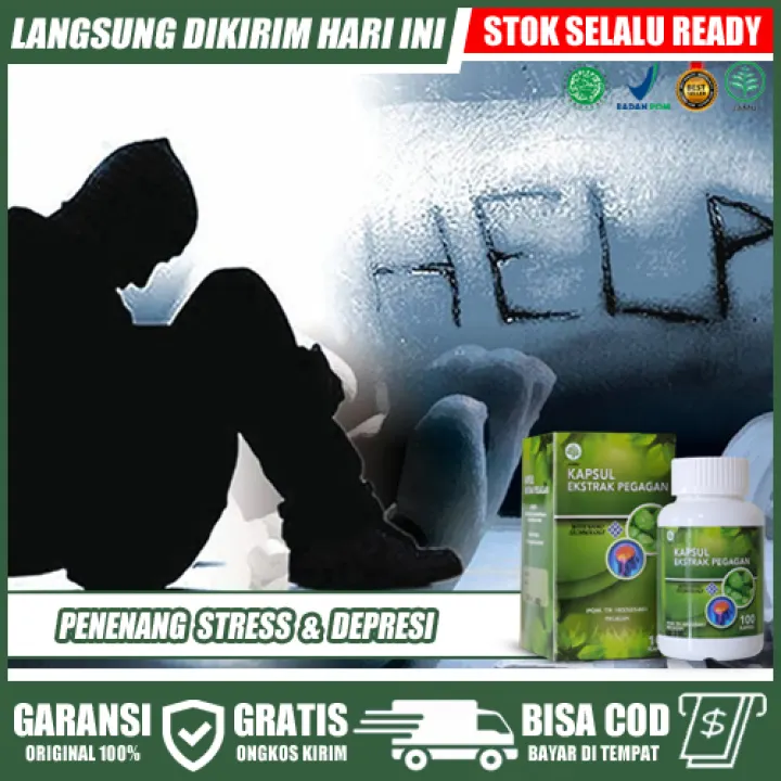 Obat Herbal Penenang Stress Depresi Kecemasan Berlebih Halusinasi Anxiety Penghilang Pikiran Cemas Penenang Saraf Otak Vitamin