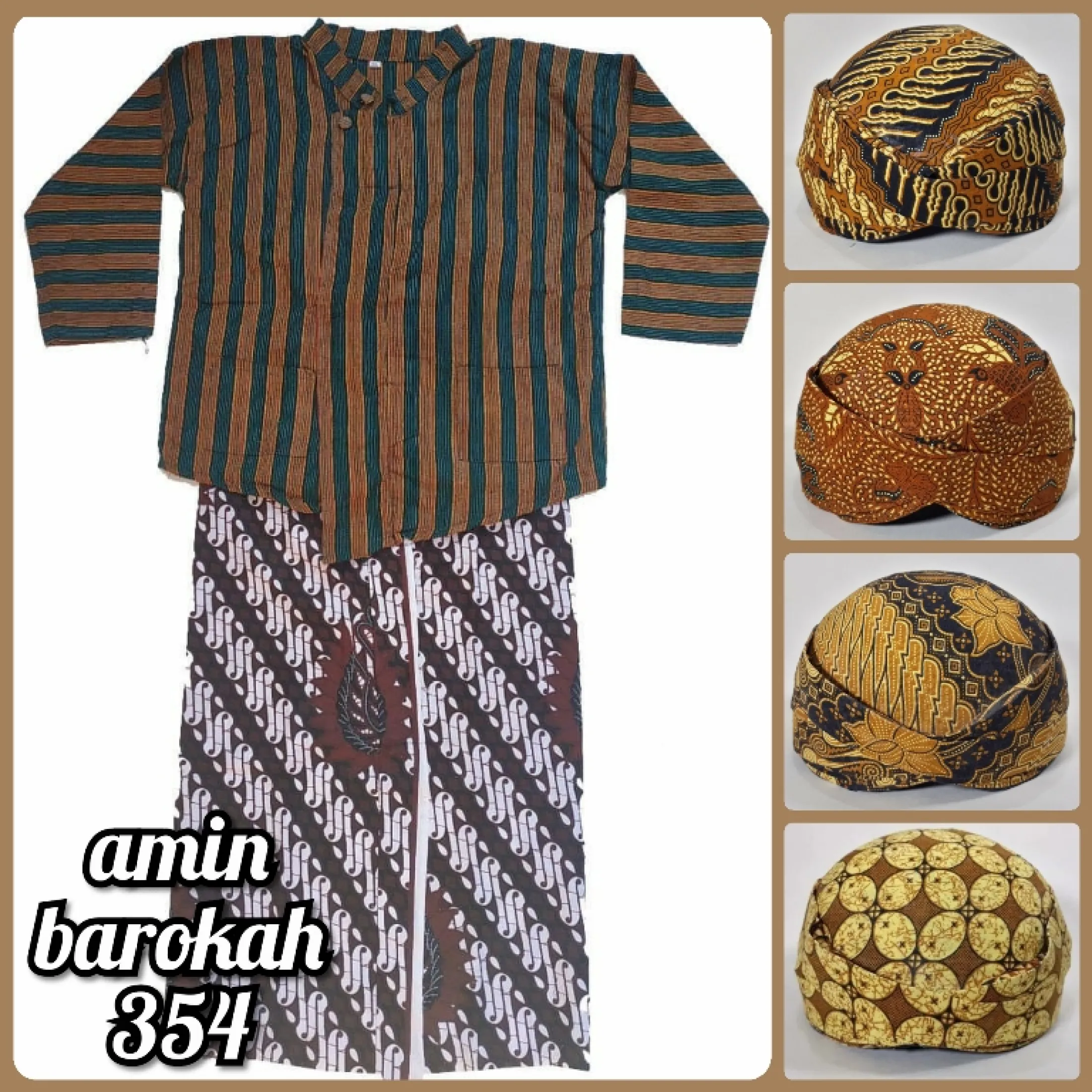 Cod Setelan Baju Surjan Rok Jarik Blangkon Solo Ukuran Dewasa Pakaian Tradisional Adat Jawa Bisa Bayar Di Tempat Lazada Indonesia