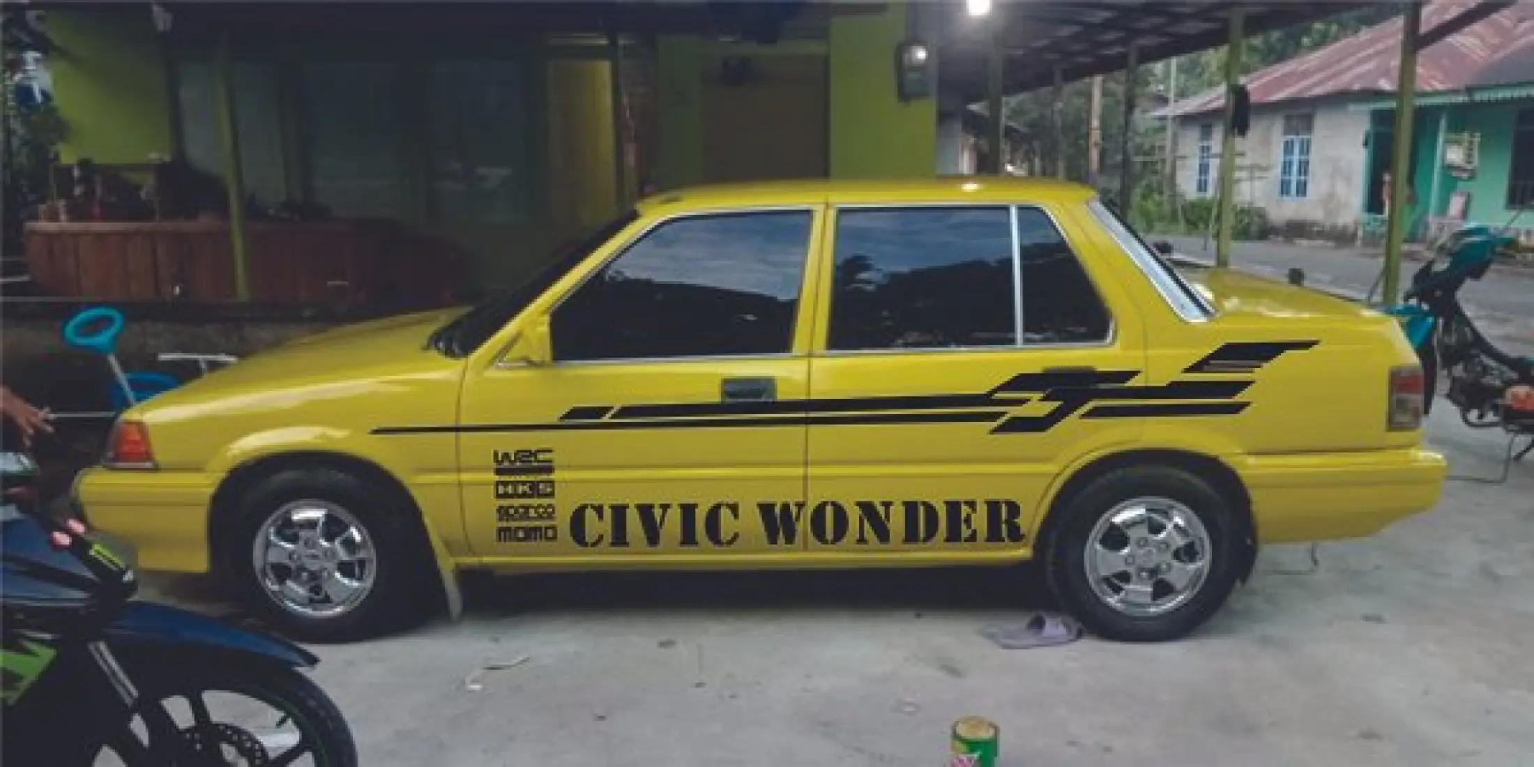 Promo Stiker Mobil Honda Civic Cutting Stiker Civic Wonder Lazada Indonesia