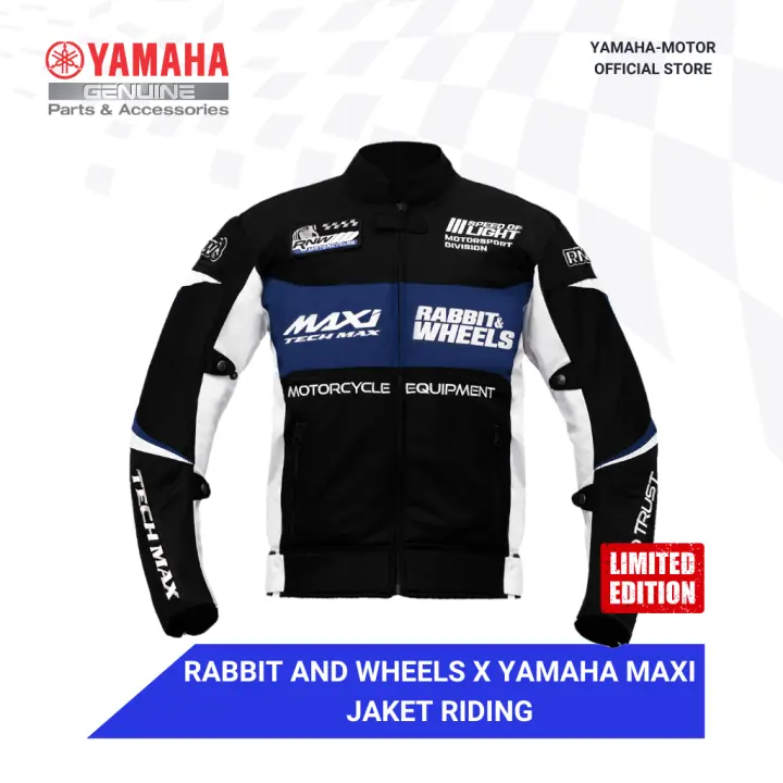 Rabbit and Wheels x Yamaha MAXI - Jaket Riding Limited Edition | Lazada ...