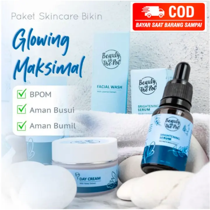 Gratis Pouch Beauty In The Pot Skincare Alami Bpom Perawatan Wajah Flek Hitam Jerawat Kusam Berminyak