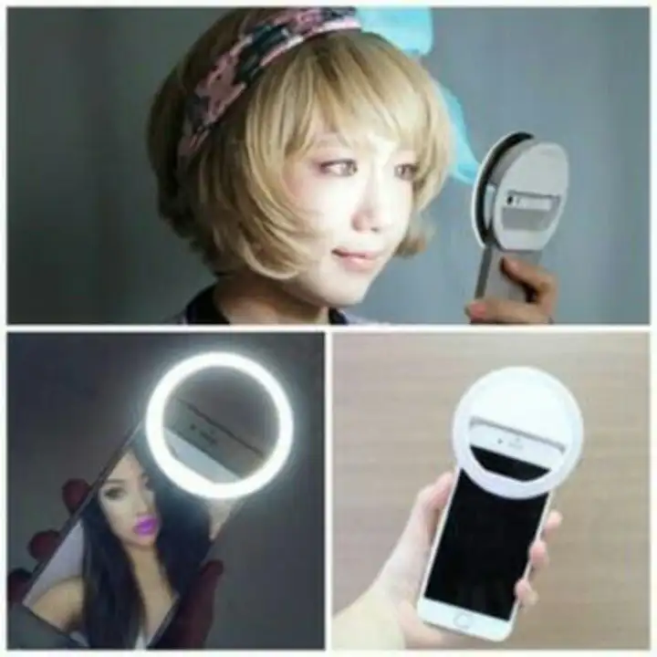 Ring Light Kecil Buat Hp Ring Light Mini Lampu Tiktok Lampu Selfie Kamera Handphone Lazada Indonesia