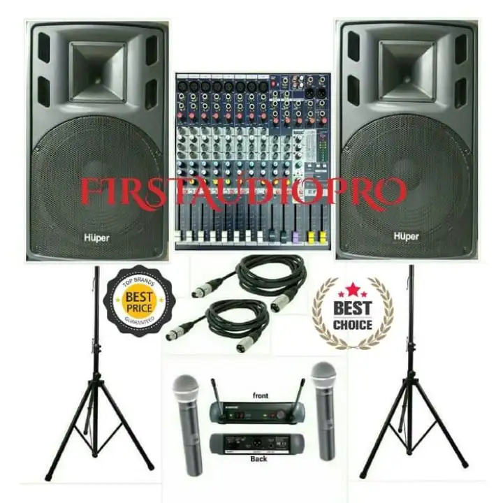 Murah Paket Sound System Speaker Aktif Huper 15 Ha400 Soundcraft Efx 8 Lazada Indonesia