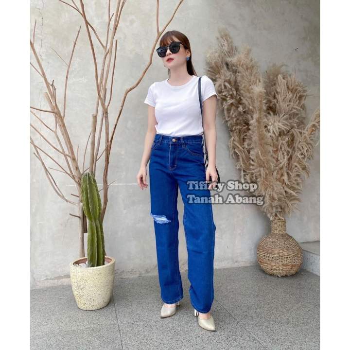 CELANA JEANS CELANA WANITA BOYFRIEND 