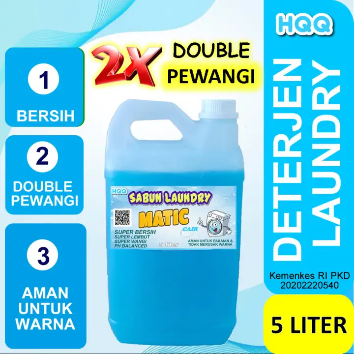 SABUN DETERJEN LAUNDRY / DETERGENT SABUN LAUNDRY CUCI BAJU - 5 LITER